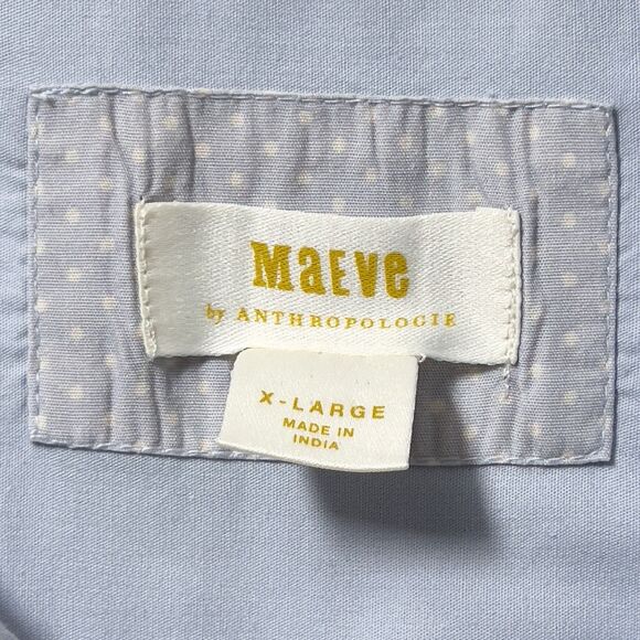 Maeve Light Blue Button Down Shirt - Picture 5 of 14